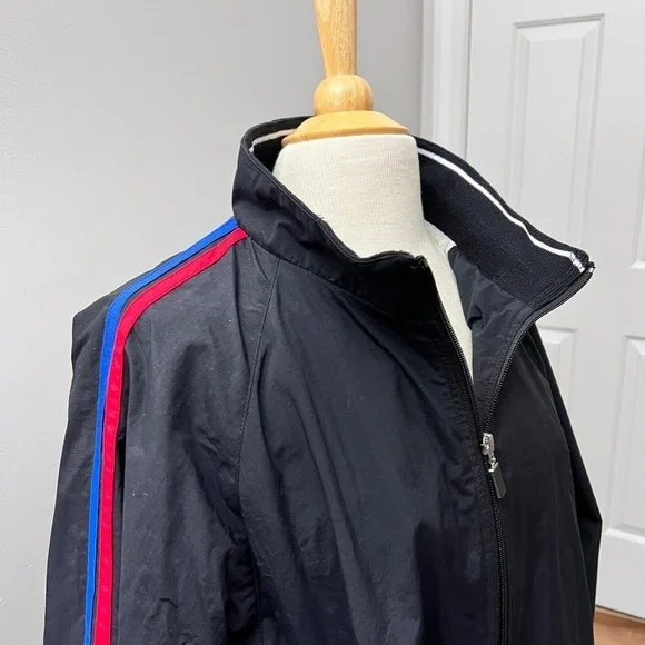 Vintage Retro Striped Winner Jacket Sz XL - Picture 3 of 13